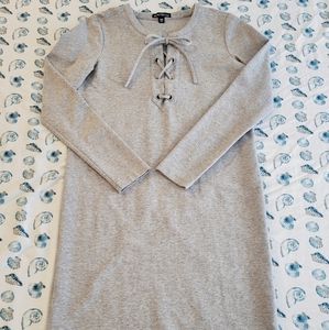 J Crew MERCANTILE Lace Up Dress